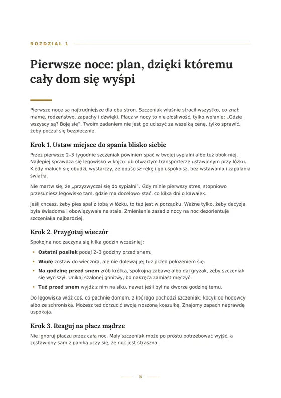 Pierwsza strona rozdziału o pierwszych nocach